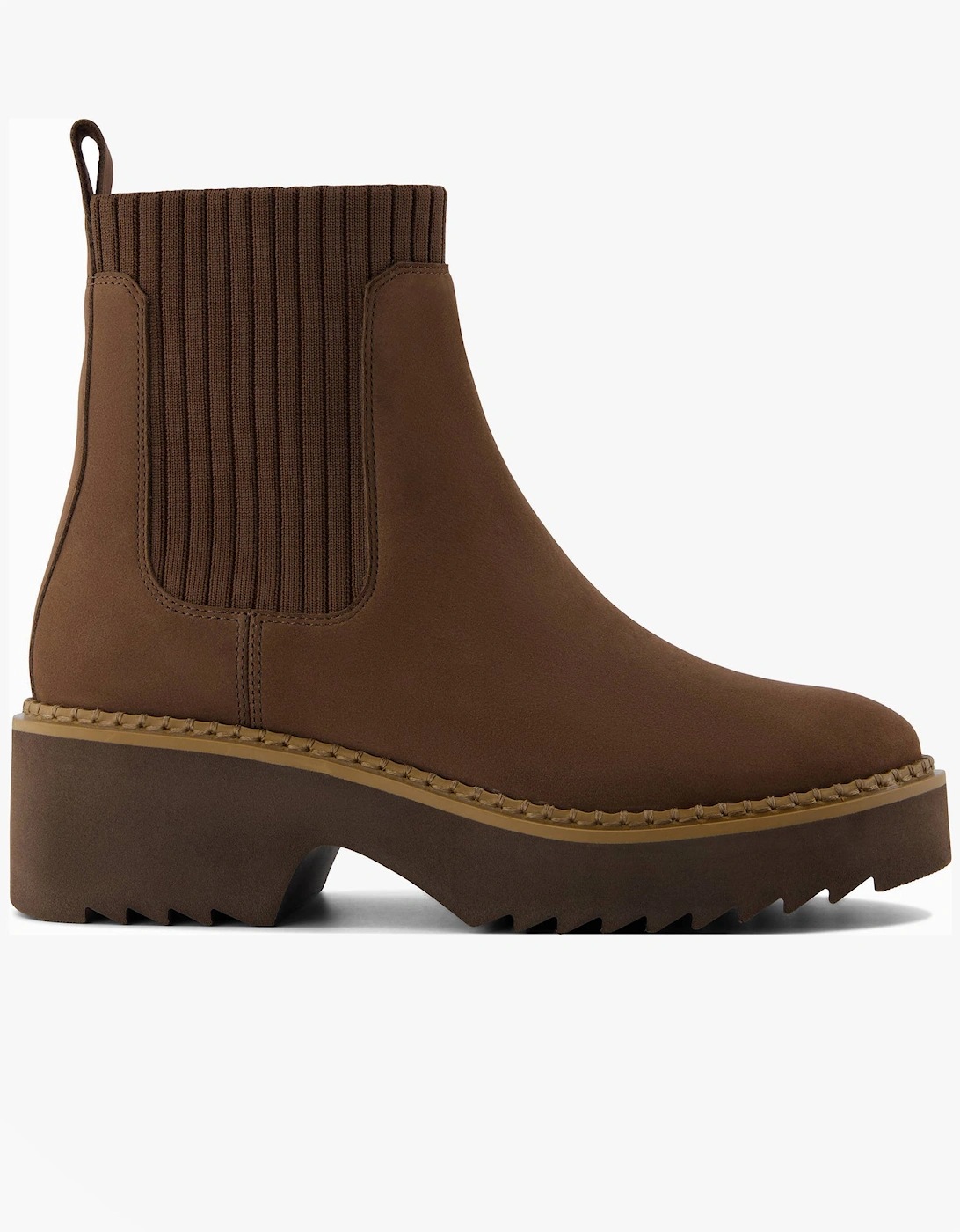 MILLIE Womens Ankle Boots Dark Brown, 2 of 1