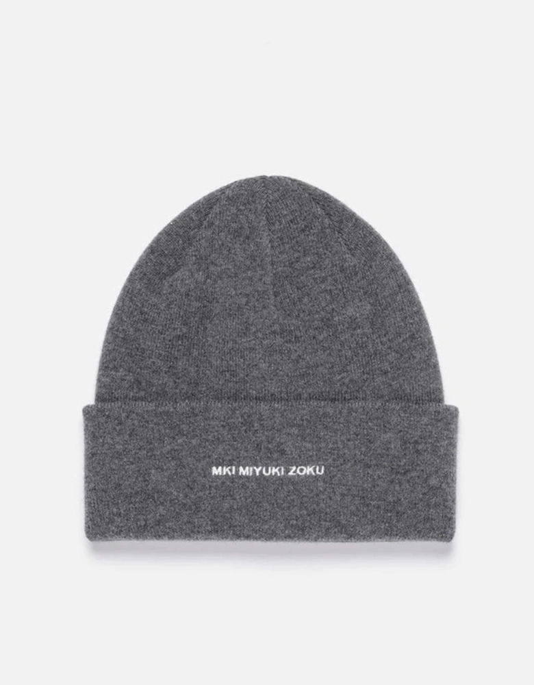Embroidered Merino Beanie