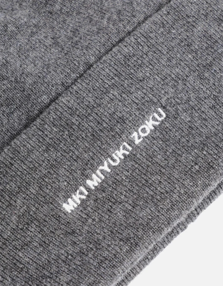 Embroidered Merino Beanie