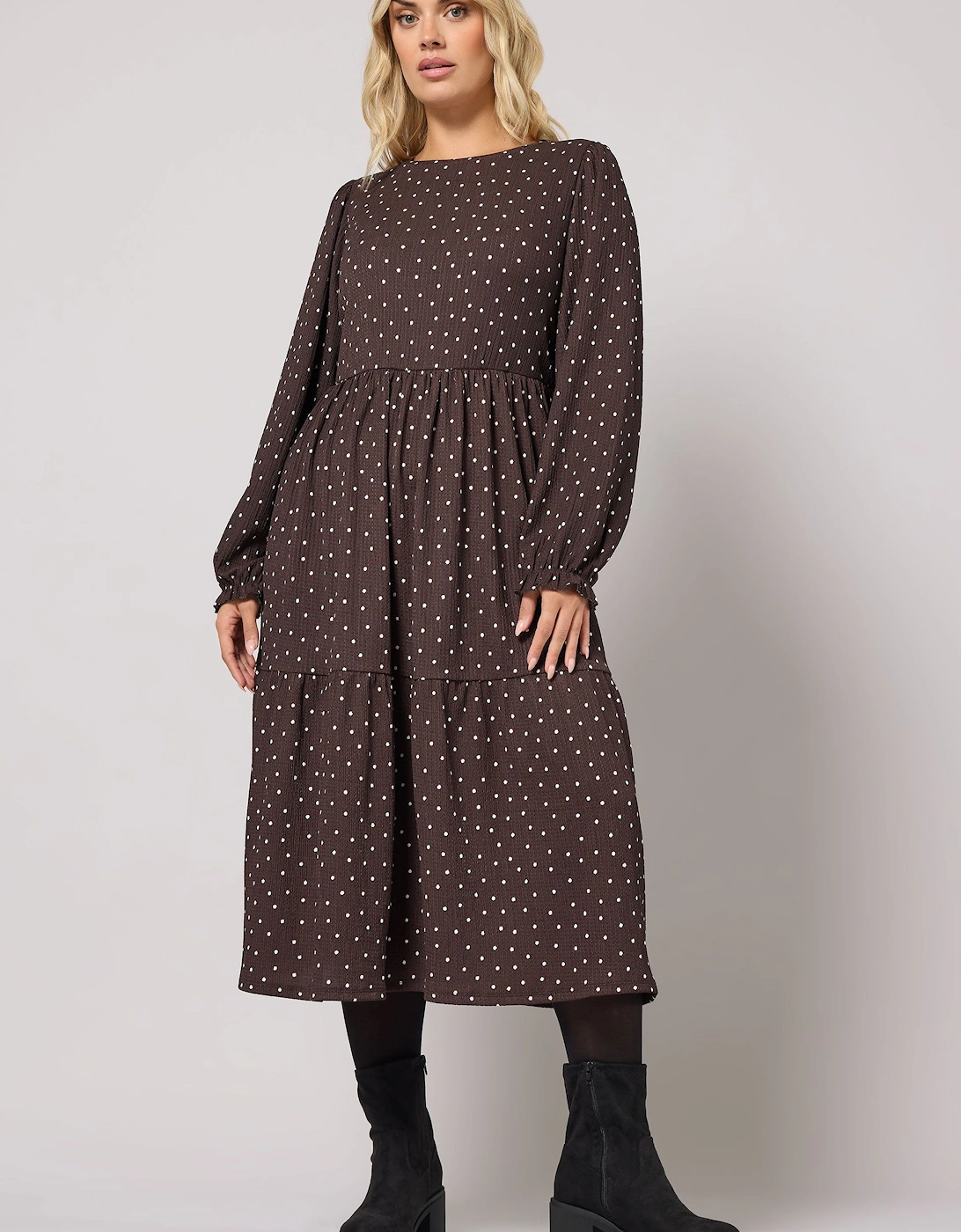 Polka Dot Maxi Dress, 2 of 1