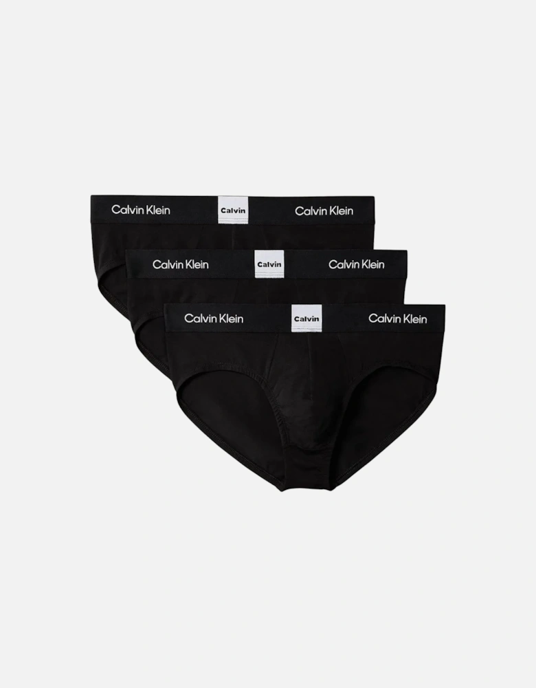 3-Pack Icon Logo Graphic Briefs, Black