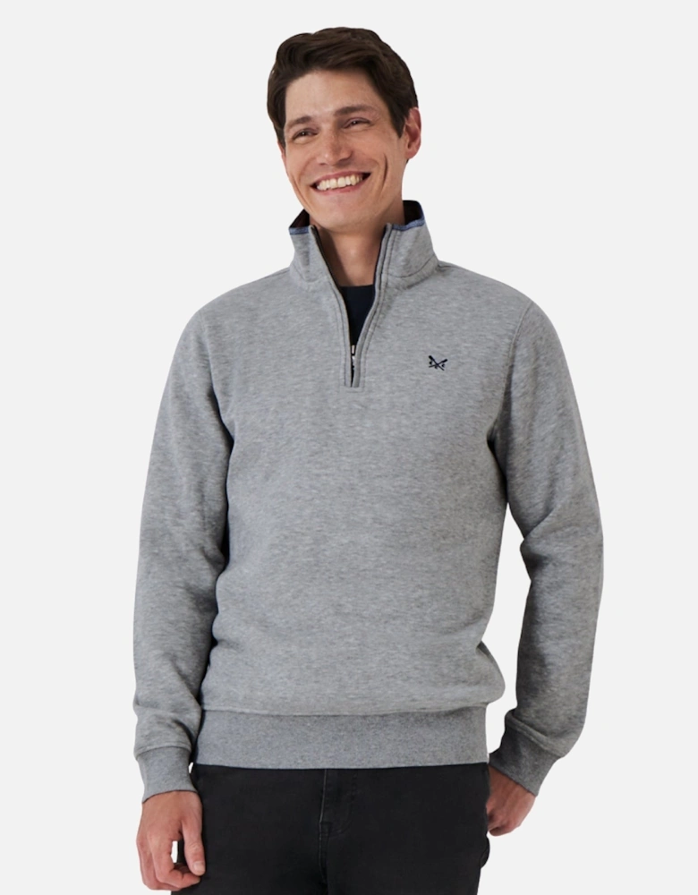 Mens Classic Half Zip Sweatshirt
