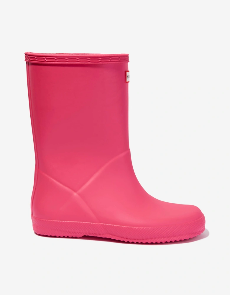 Girls Original First Classic Wellington Boots in Pink