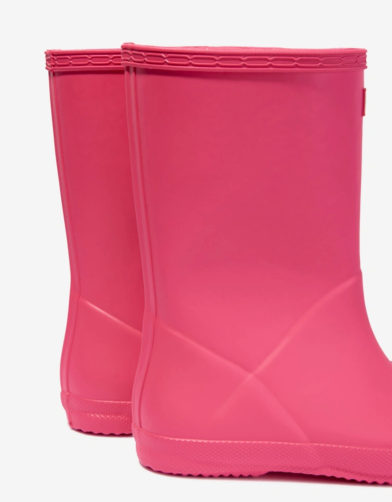 Girls Original First Classic Wellington Boots in Pink
