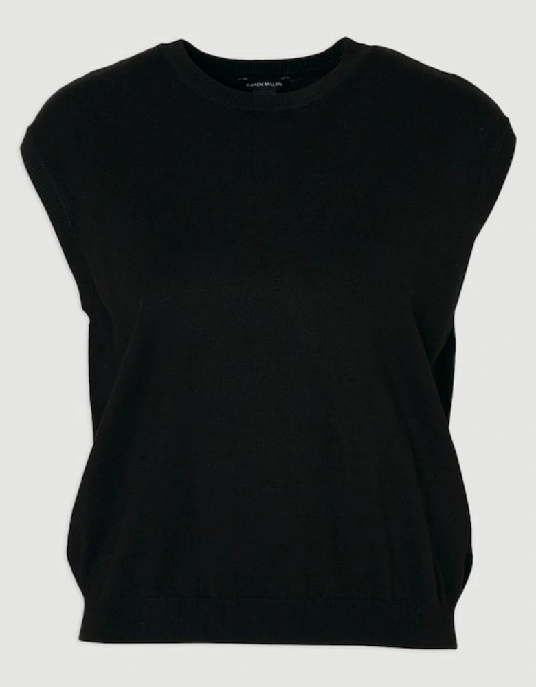 Viscose Blend Knit Top