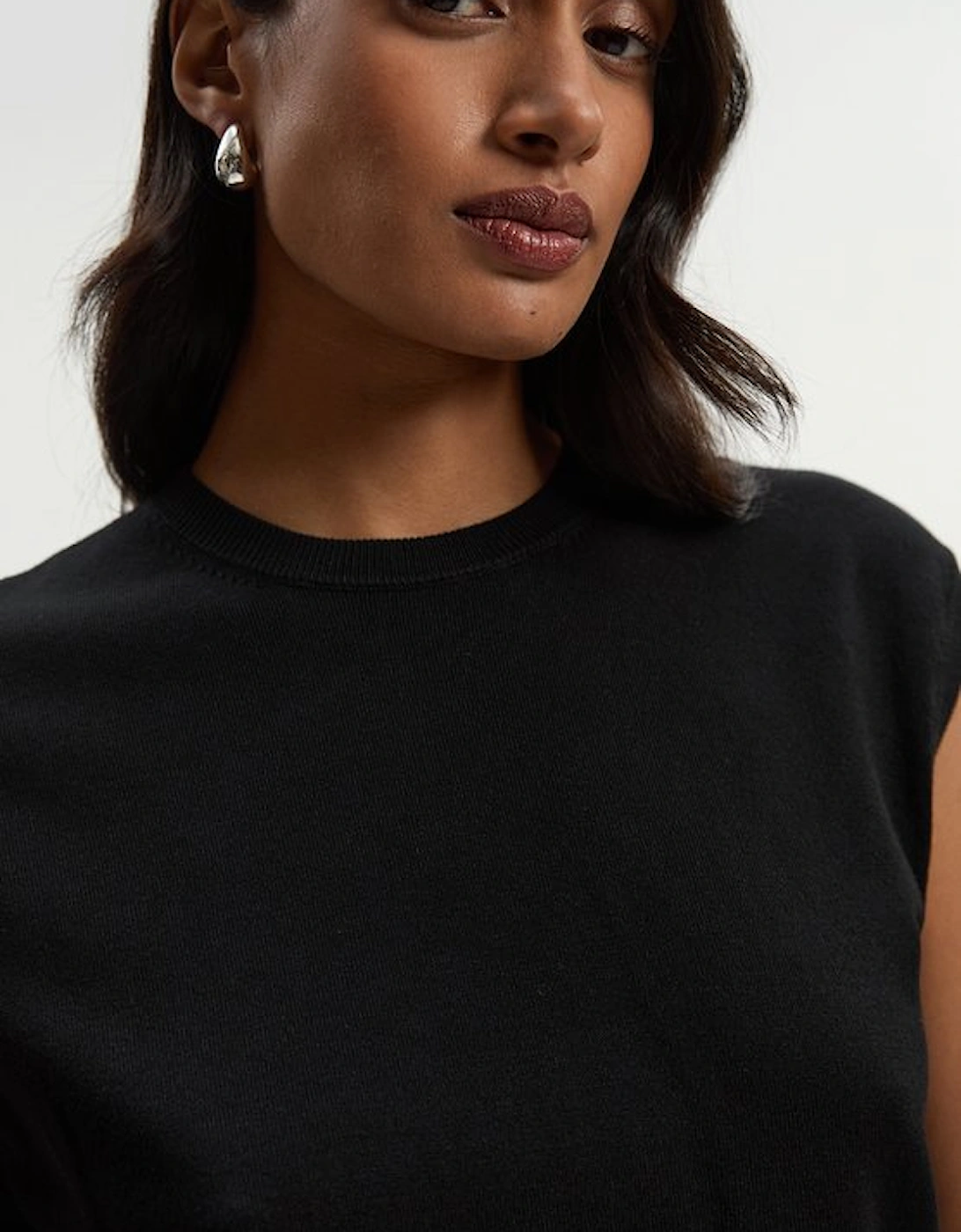 Viscose Blend Knit Top