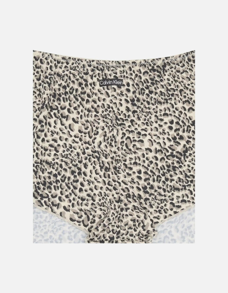 Signature Satin Boy Short, Animal Print