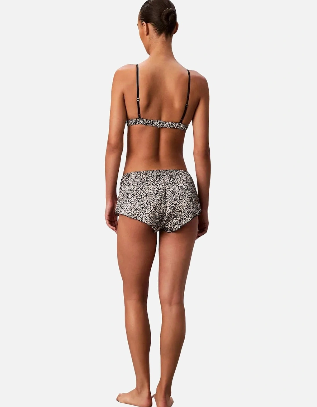 Signature Satin Boy Short, Animal Print