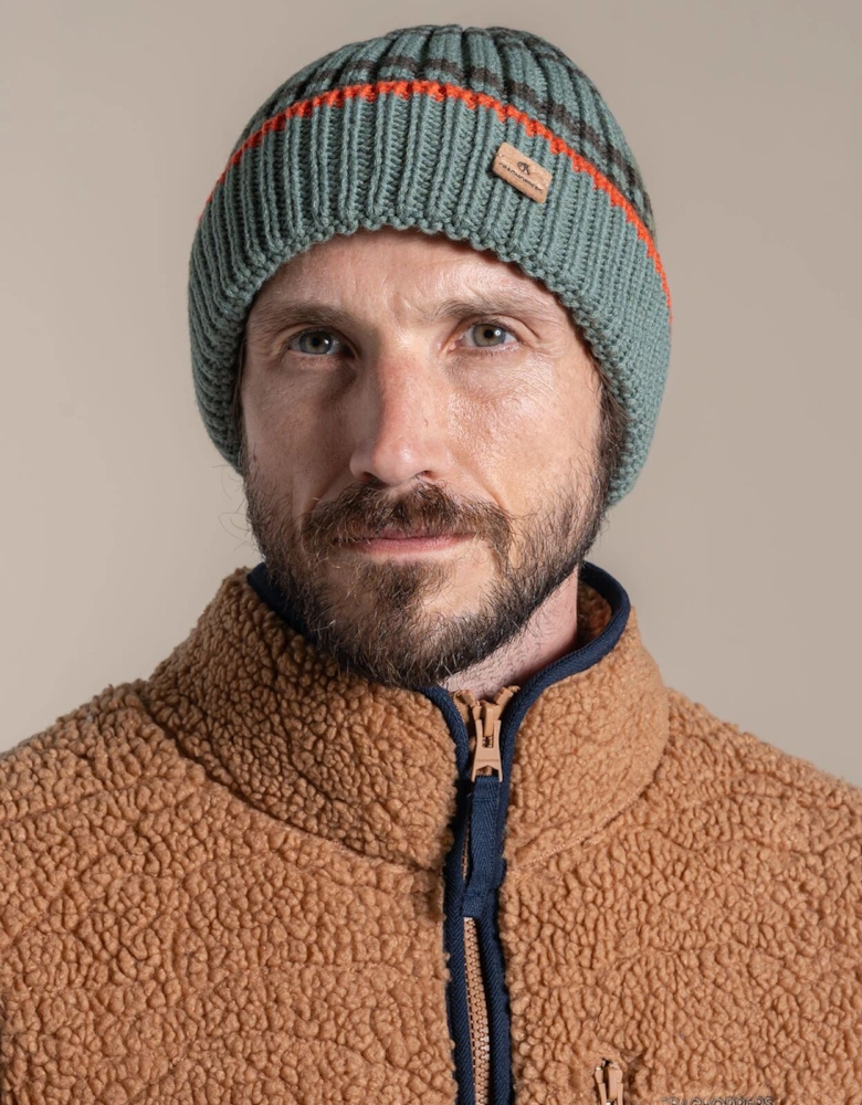 Mens Shale Rib Knit Beanie