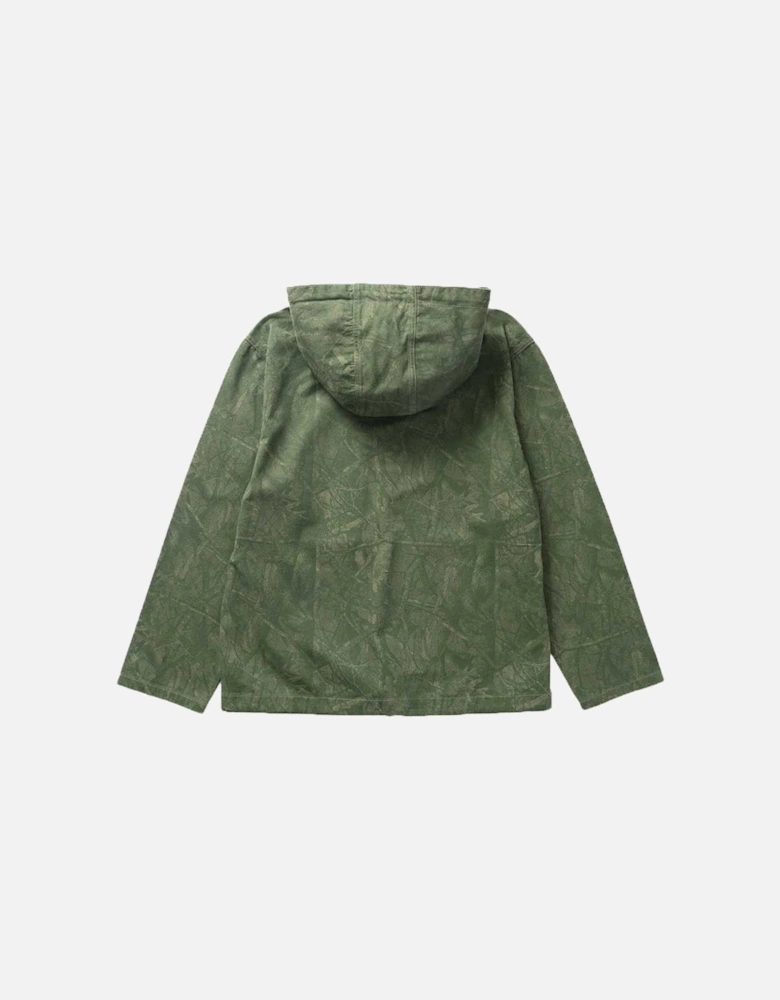 Xerox Camo Market Smock Hoodie - Olive