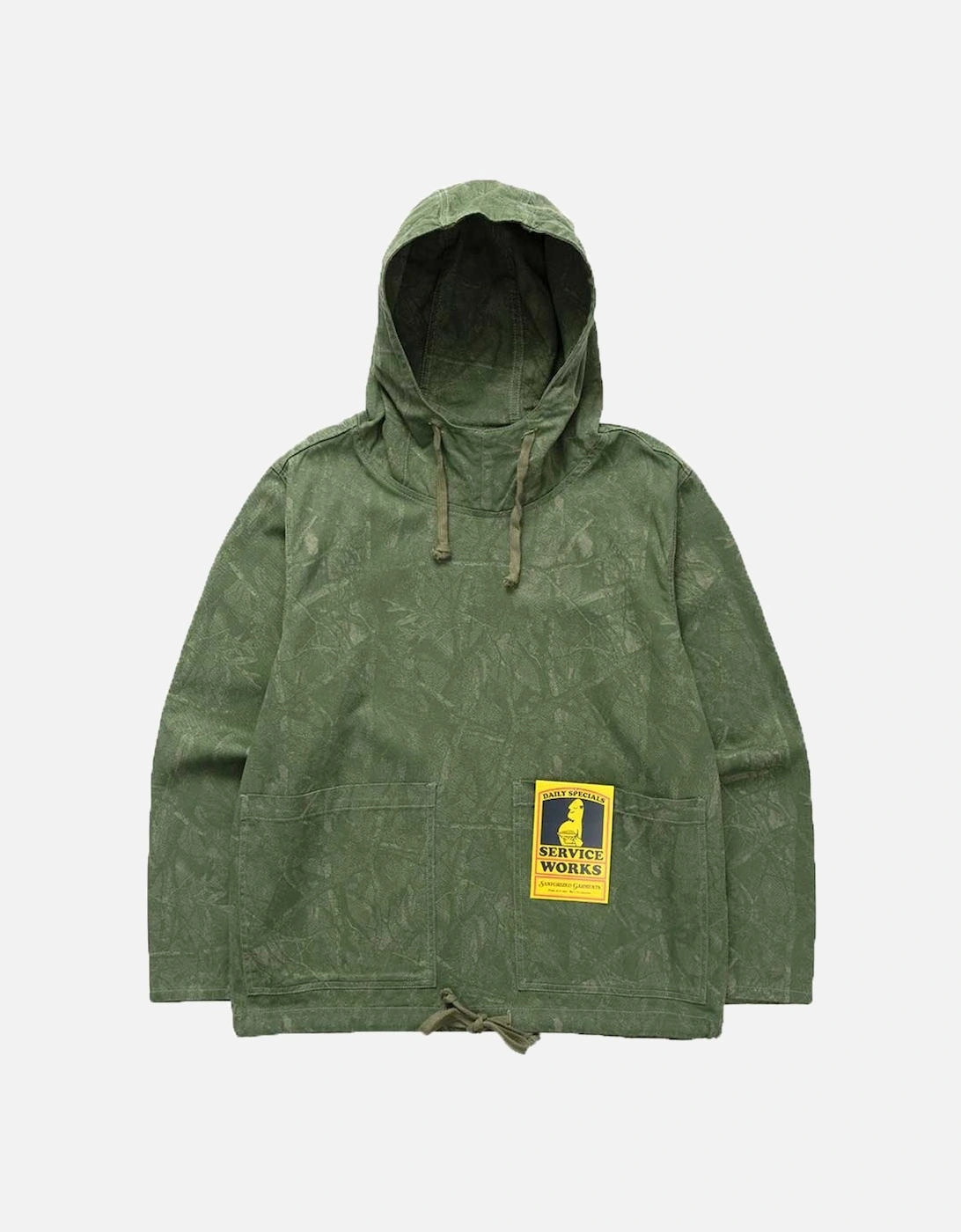 Xerox Camo Market Smock Hoodie - Olive, 4 of 3