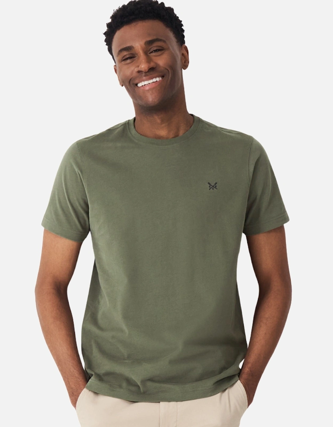 Mens Crew Classic T-Shirt, 2 of 1