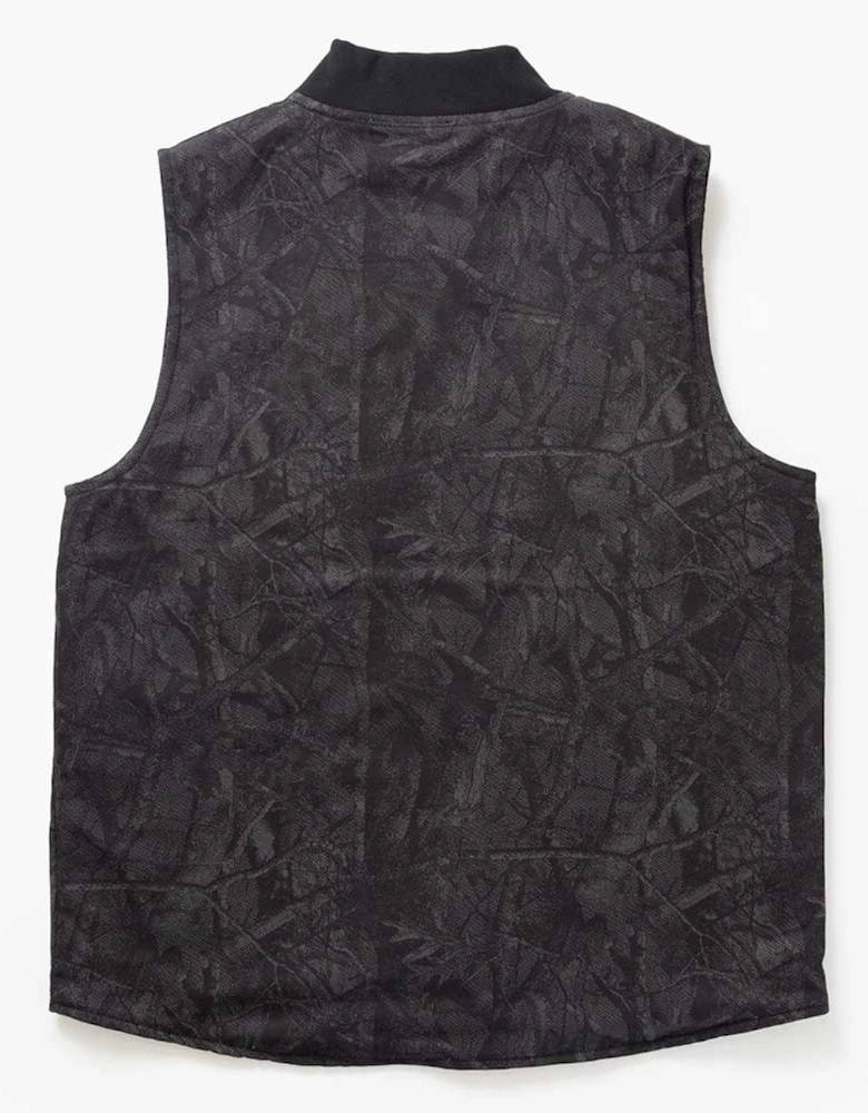 Xerox Camo Padded Work Vest - Mono Black