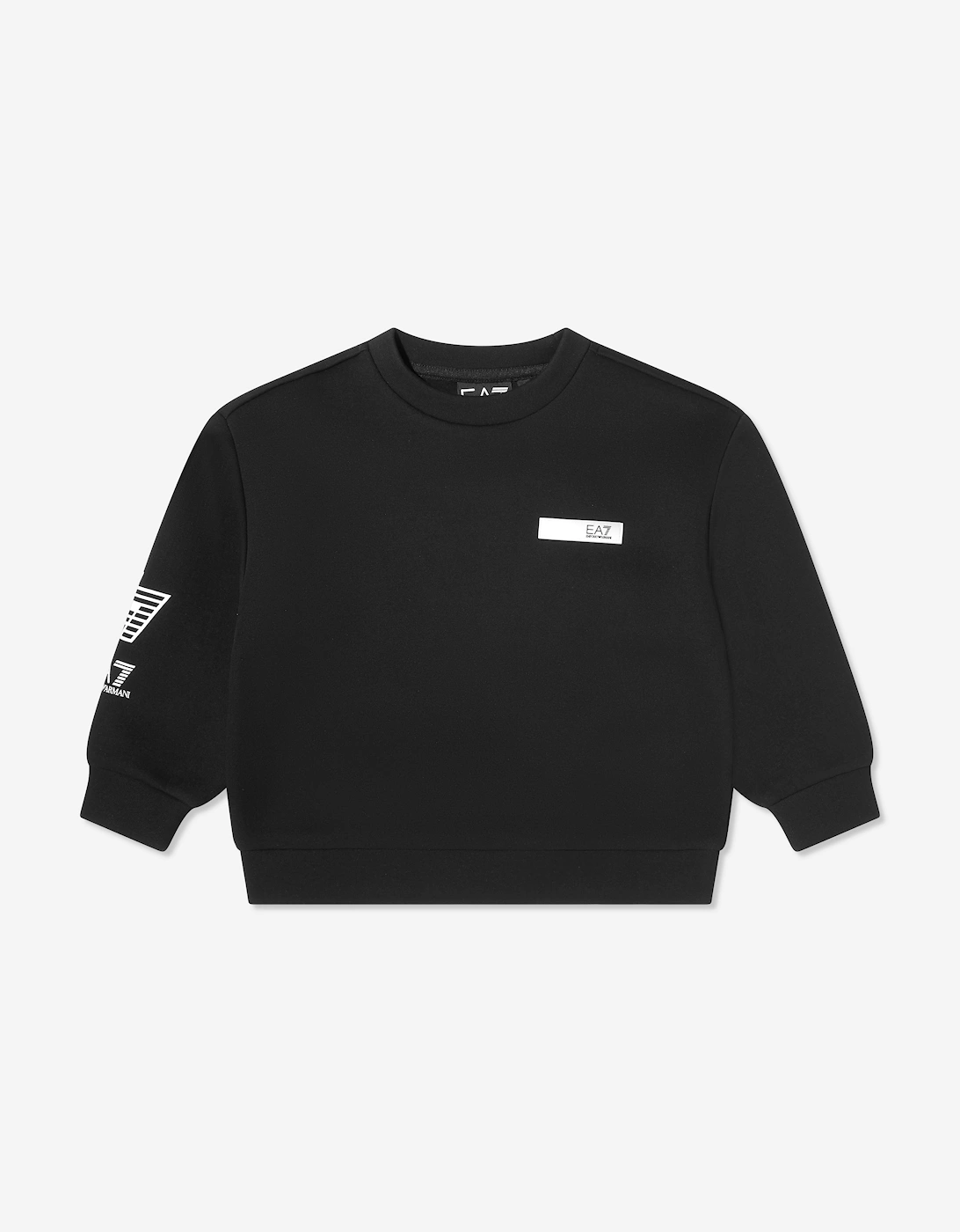 Emporio Armani Girls Natural Ventus Tracksuit in Black