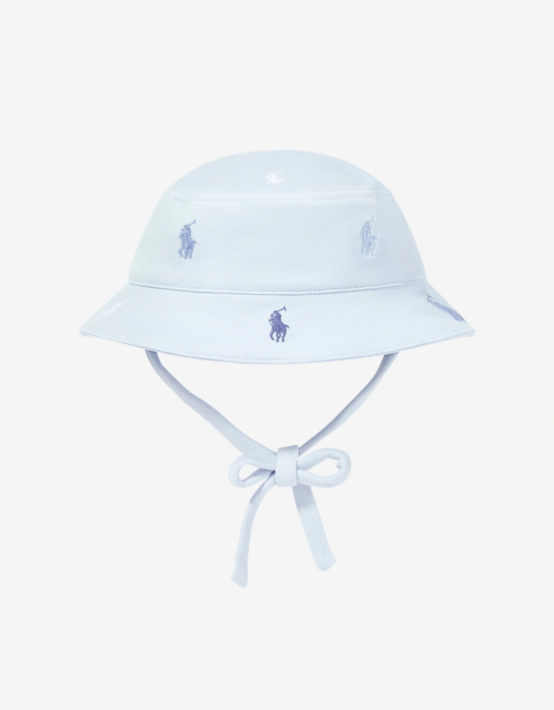 Baby Boys Logo Sun Hat in Blue, 5 of 4