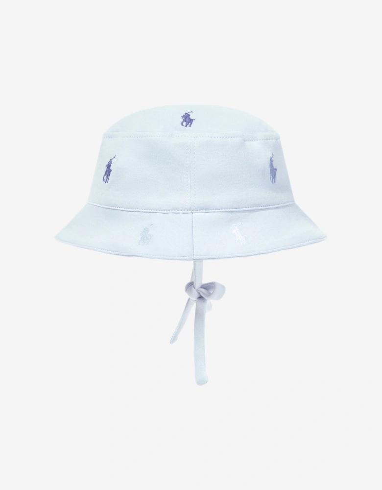 Baby Boys Logo Sun Hat in Blue