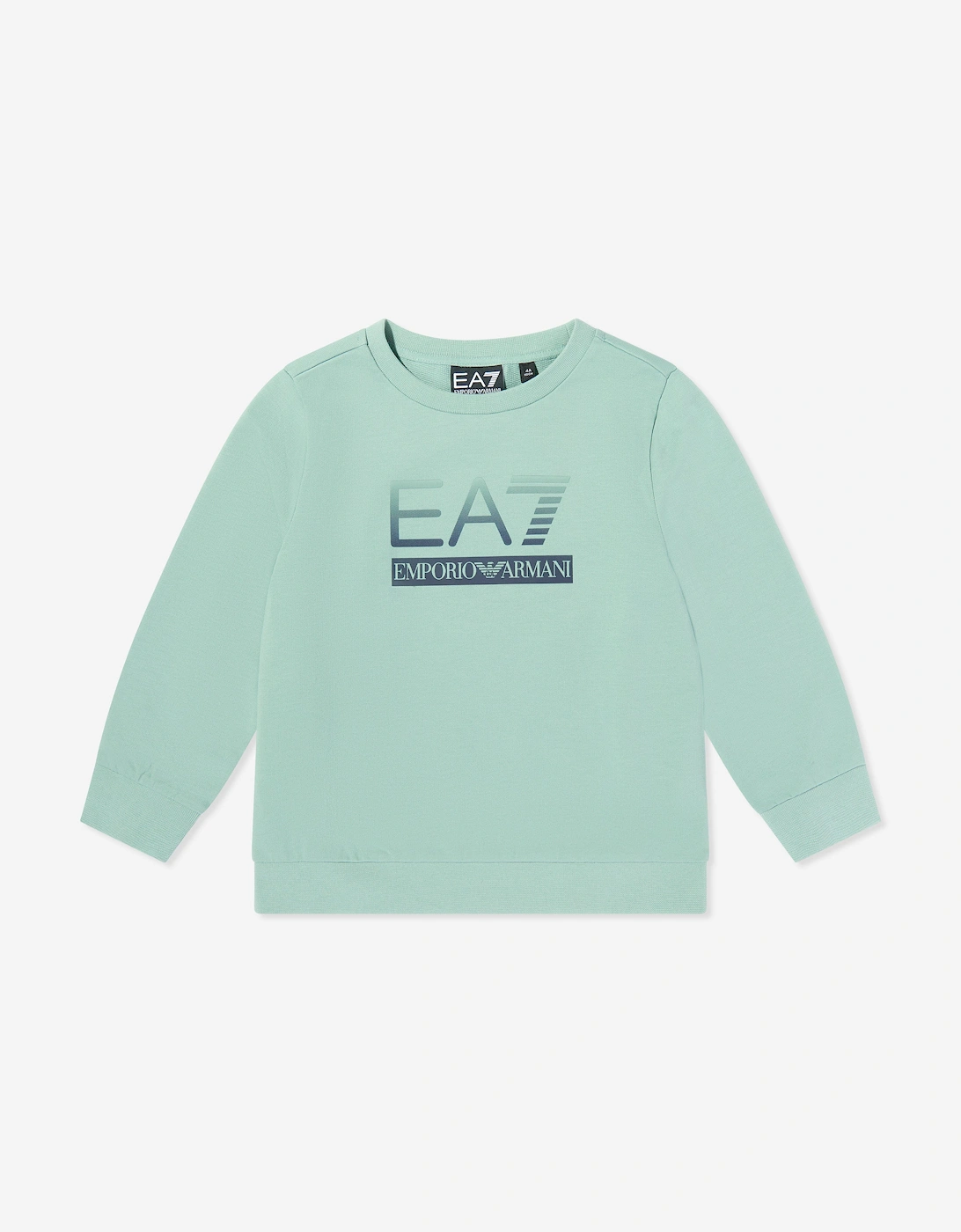 Emporio Armani Boys Train Visibility Sweatshirt in Blue, 5 of 4