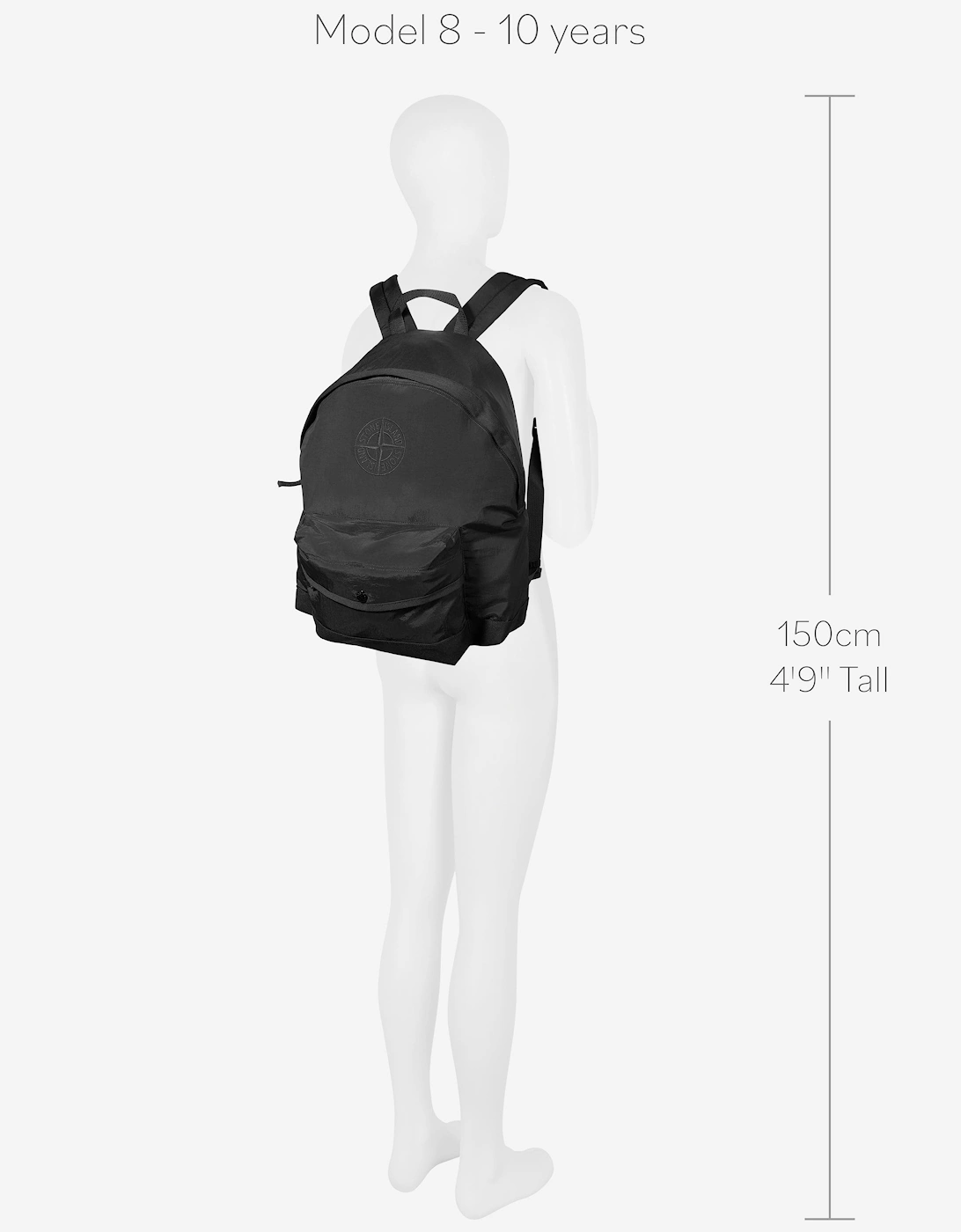 Kids Logo Backpack in Black