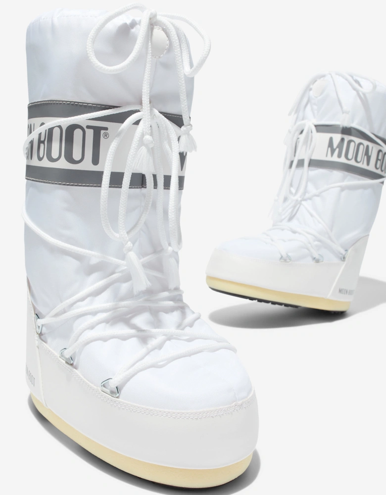 Moon Boot Kids Icon Boots in White