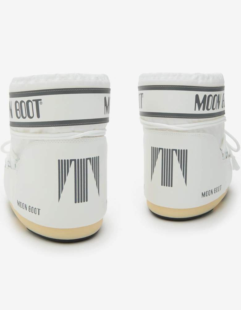 Moon Boot Kids Icon Low Boots in White