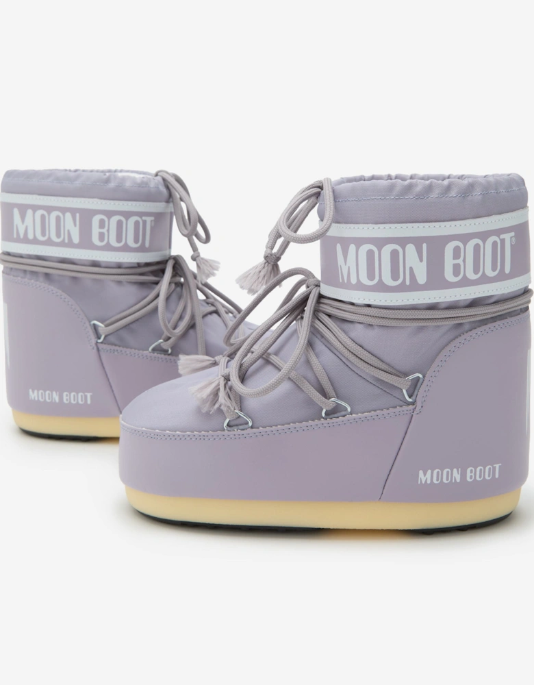 Moon Boot Girls Icon Low Boots in Purple