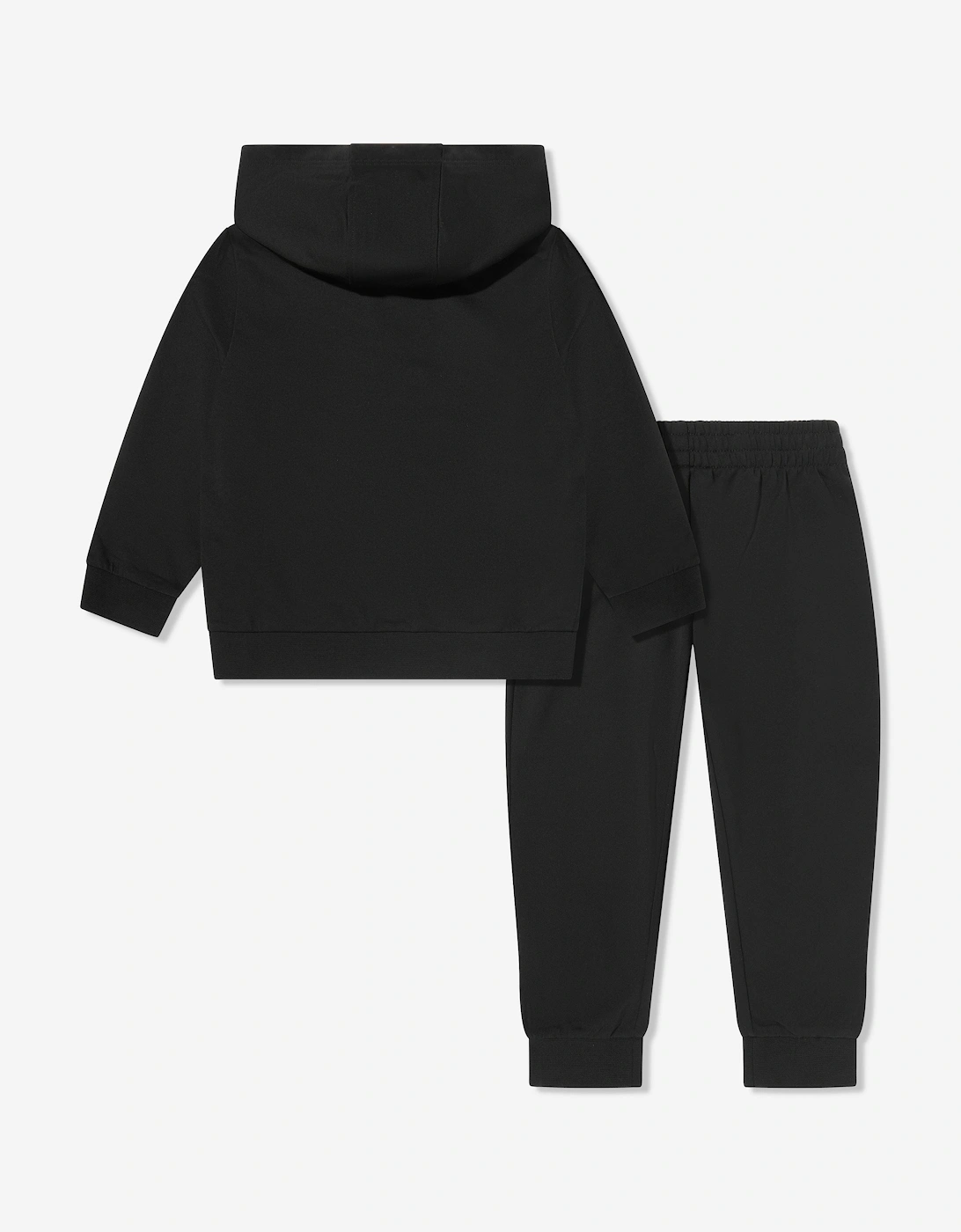 Emporio Armani Boys Train Visibility Tracksuit in Black