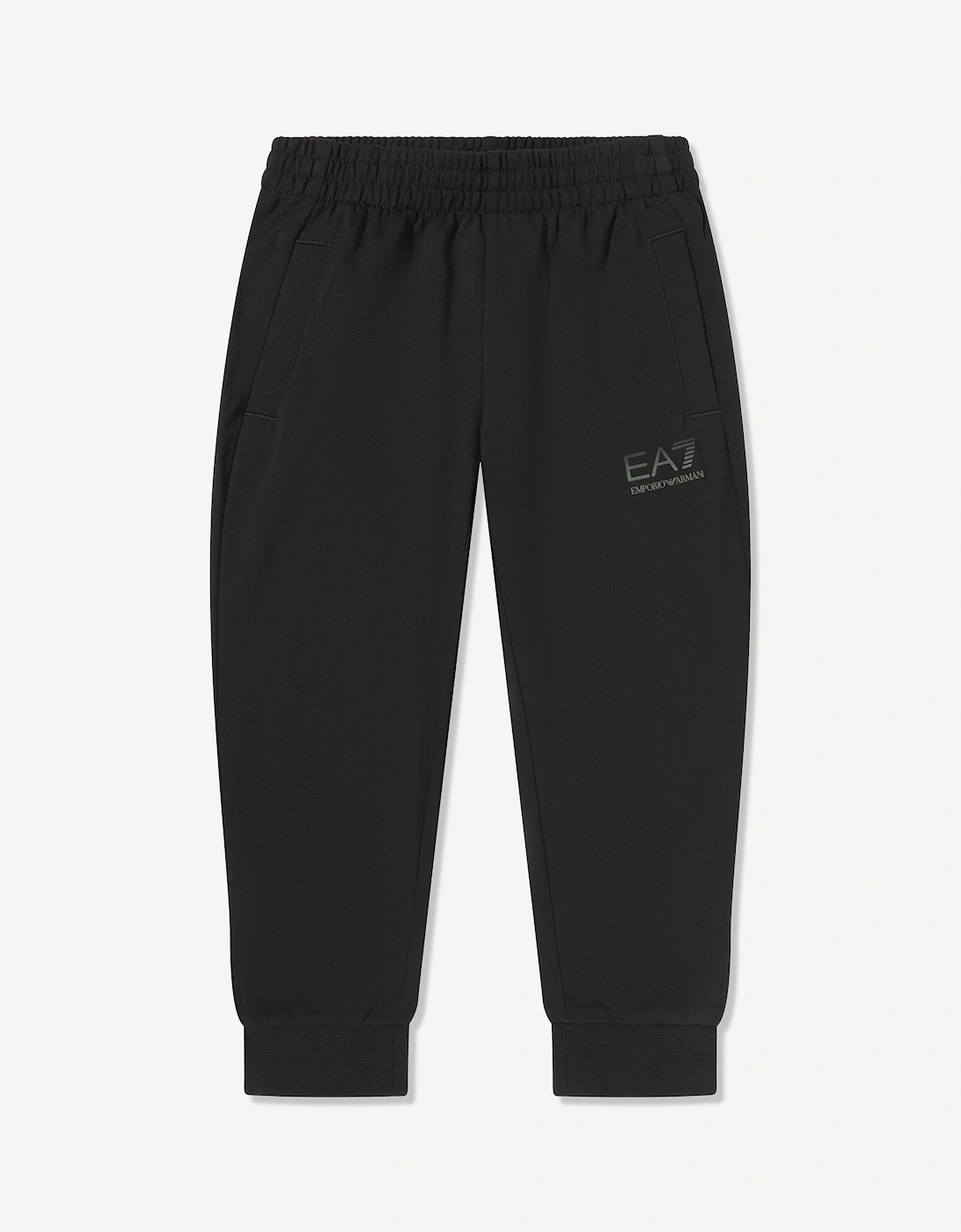 Emporio Armani Boys Train Visibility Tracksuit in Black