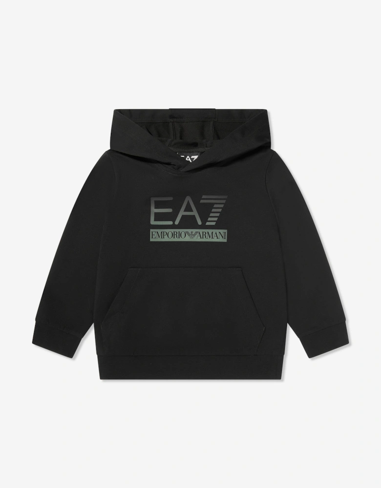 Emporio Armani Boys Train Visibility Tracksuit in Black