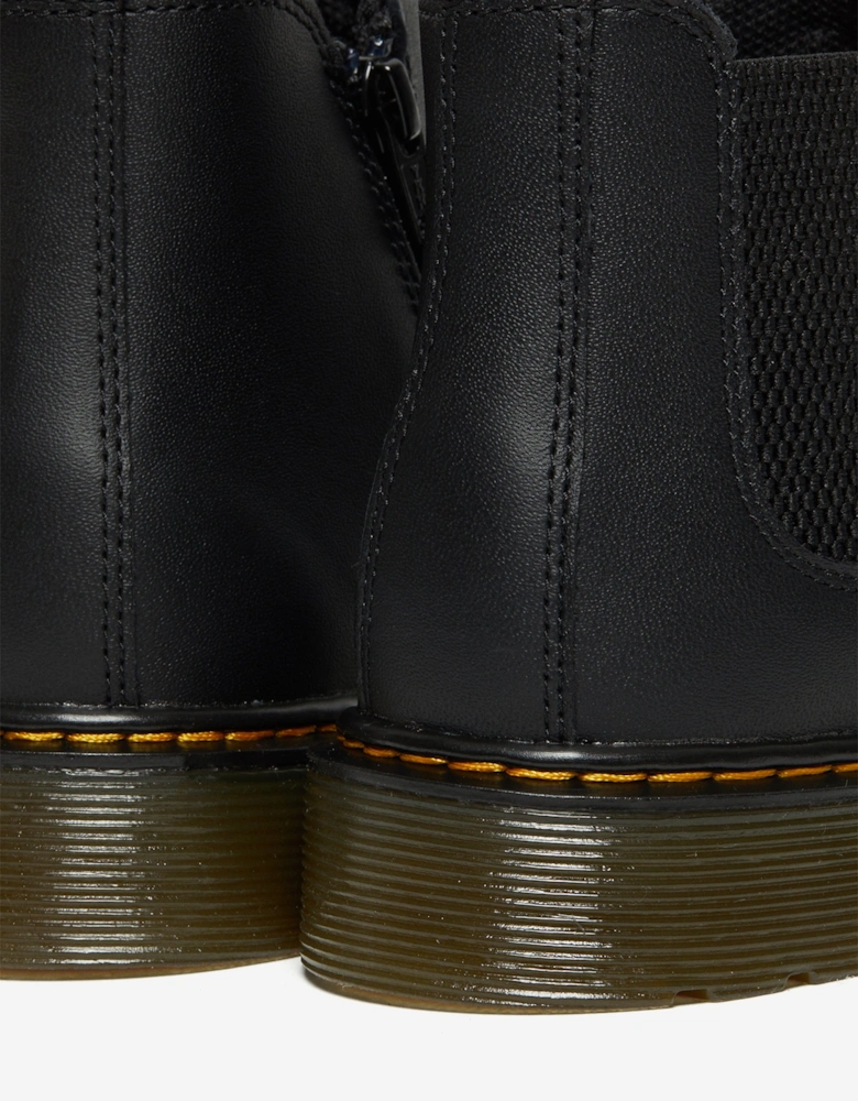 Kids 2976 Softy T Leather Chelsea Boots in Black