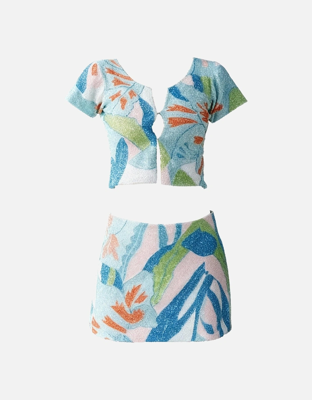 Maya Petal Hand Beaded Skirt Only x By Poppy