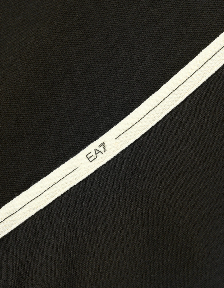 Emporio Armani Boys Train Logo Tape Sweatshirt in Black