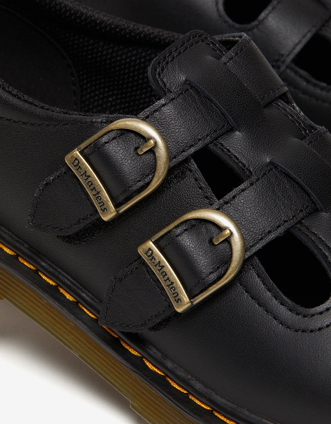 Girls 8065 Softy T  Leather Mary Jane Shoes in Black