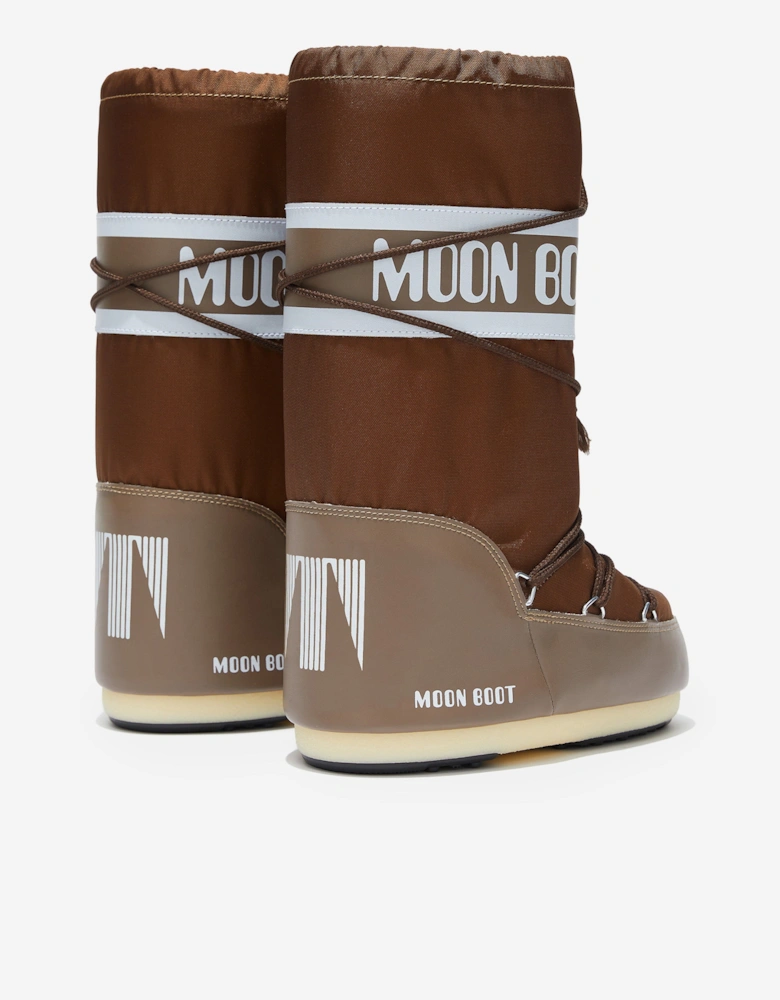 Moon Boot Kids Icon Boots in Brown