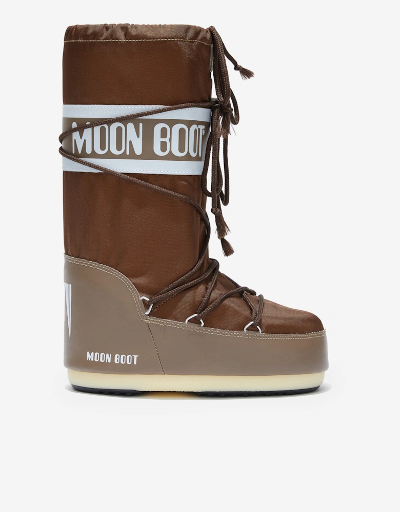 Moon Boot Kids Icon Boots in Brown