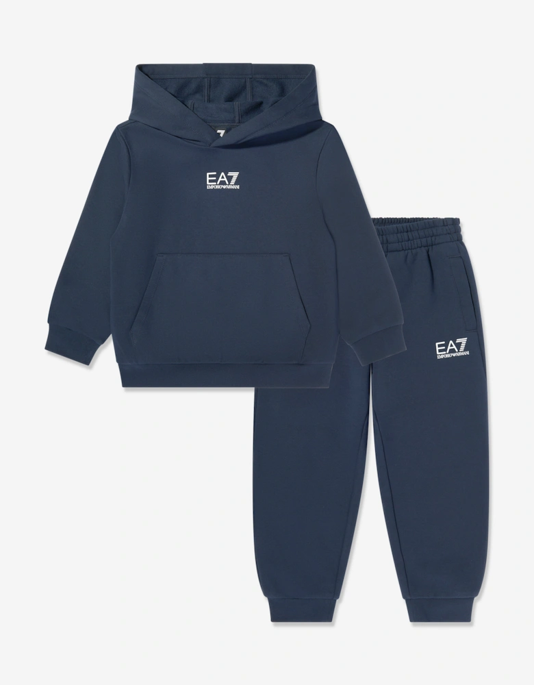 Emporio Armani Boys Train Core ID Tracksuit in Navy