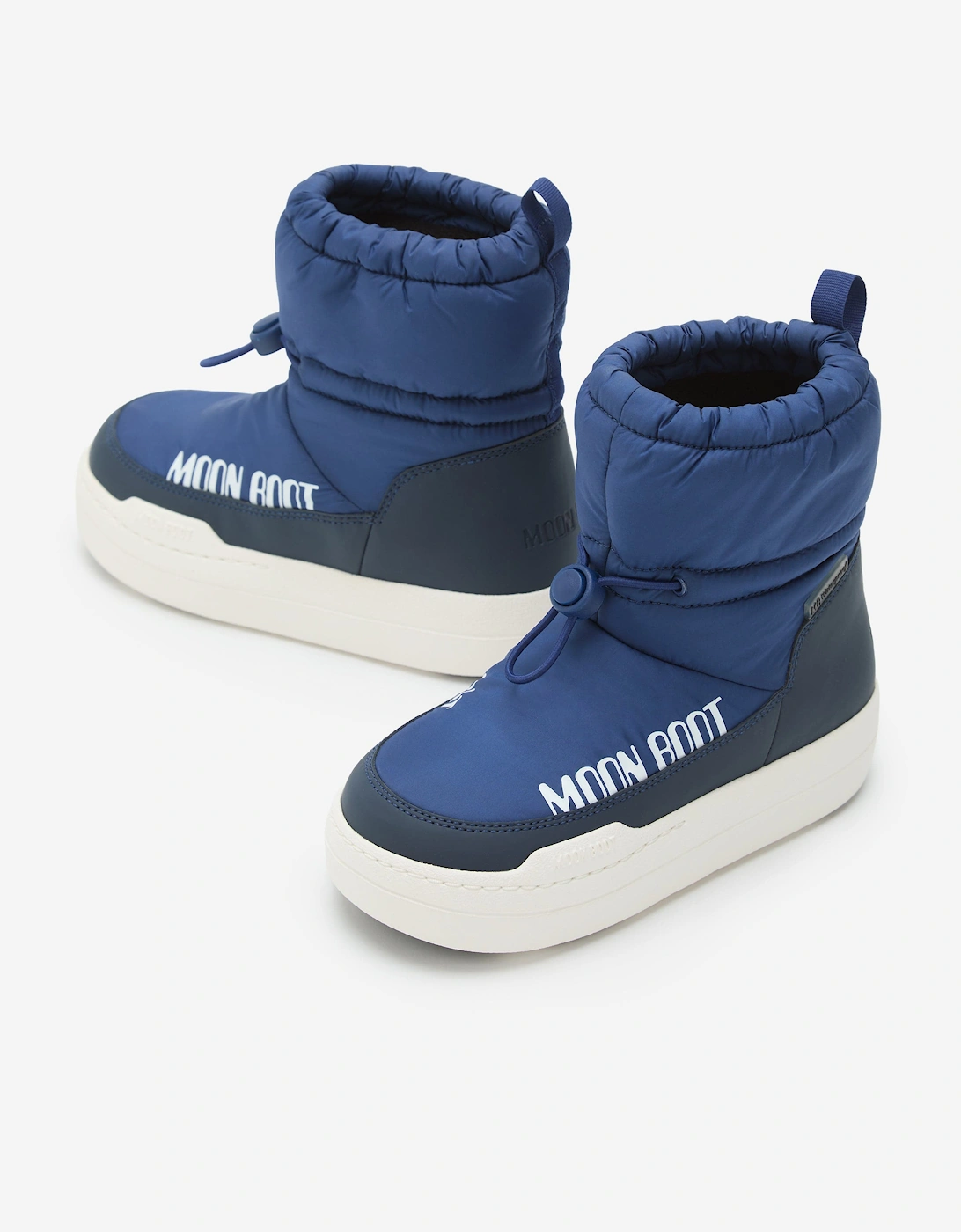Moon Boot Jr Park Tube Mid Wp Boots - Unisex - Kids Boots - Blue - 35 Eu - Kids - Image 3