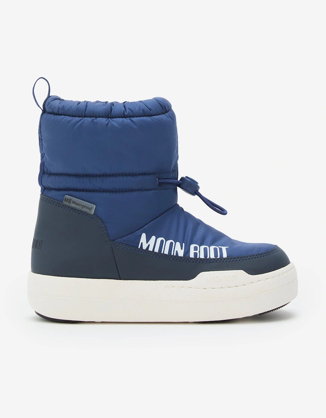 Moonboot Girls Navy 'S Moon Boot Jr Park Tube Mid Wp Boots In  Size 31 Kids