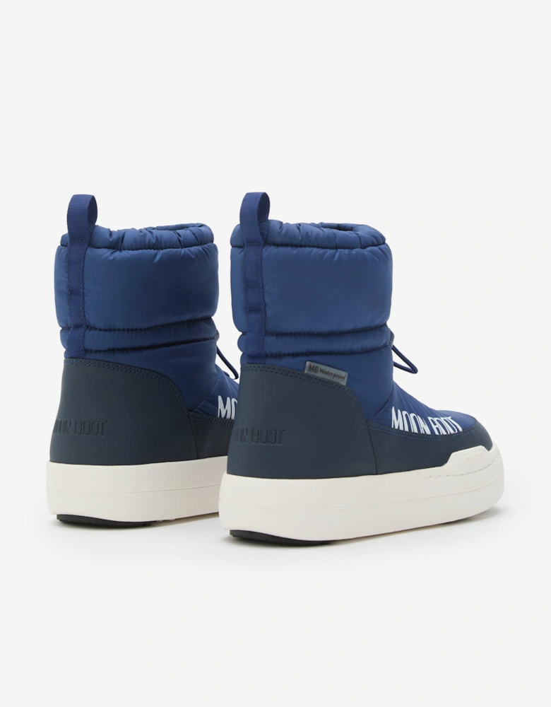 Moon Boot Kids JR Park Tube Mid WP Boots in Blue