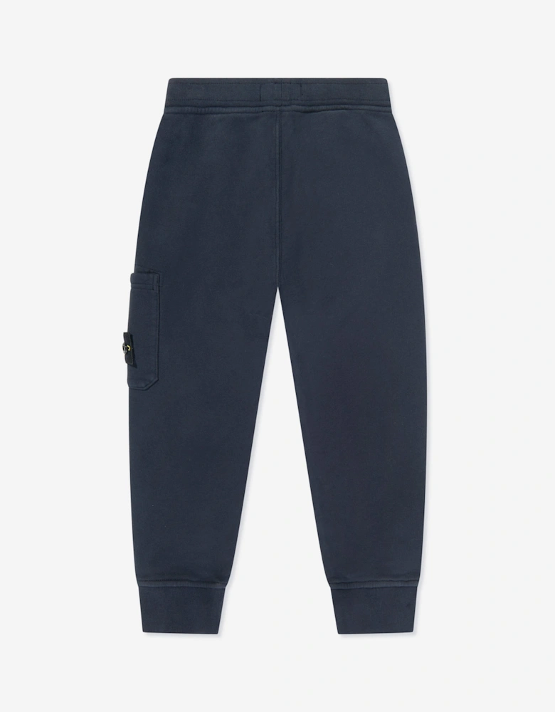 Boys Pocket Logo Joggers in Navy