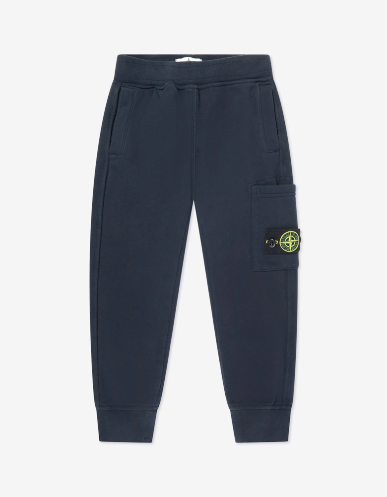 Boys Pocket Logo Joggers in Navy