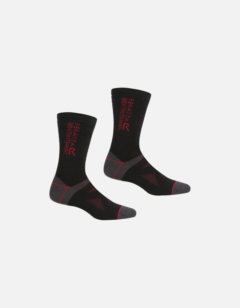 Unisex Wool Hiker 2 Pack Walking Socks