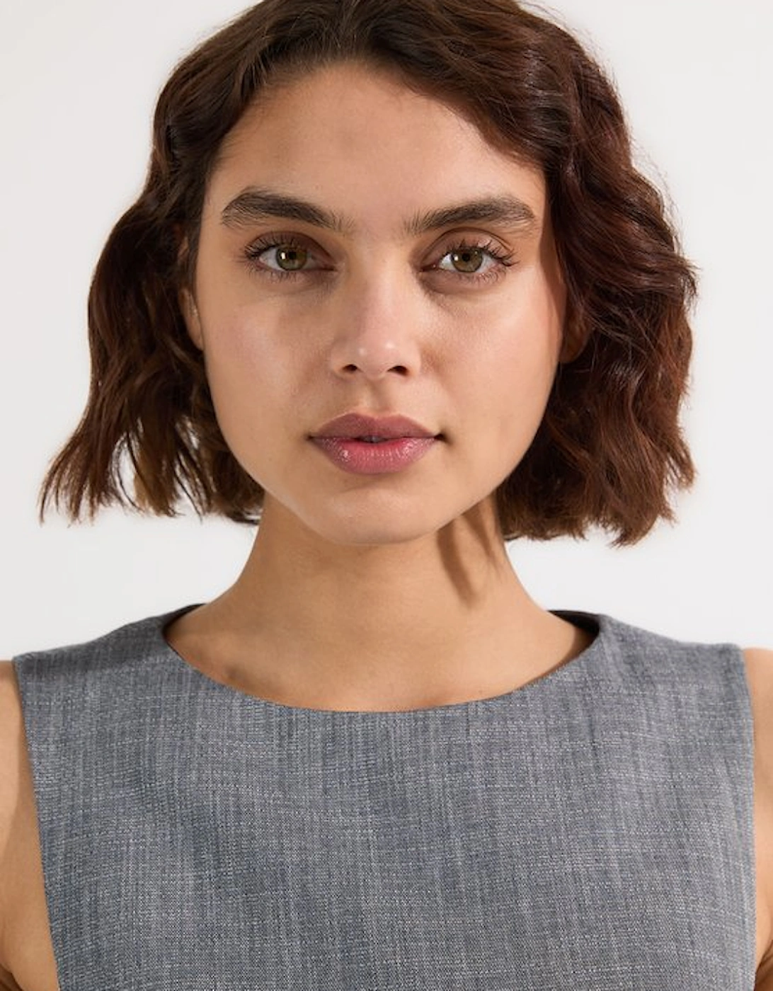 Tailored Marl Midi Dress