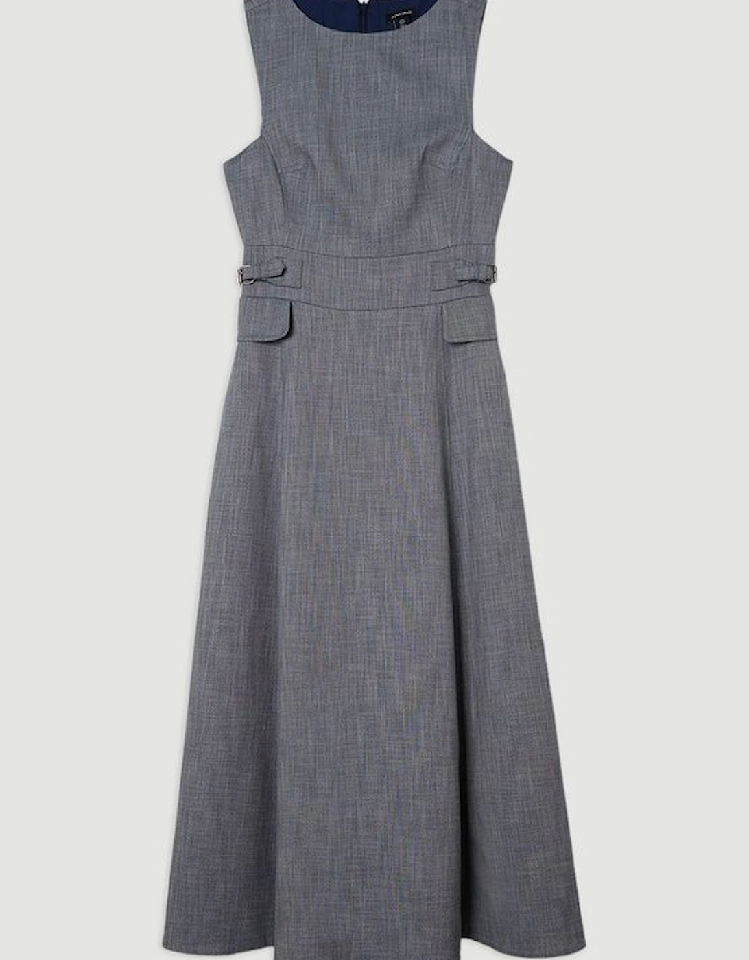 Tailored Marl Midi Dress