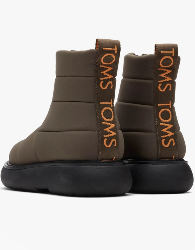 ALPARGATA MALLOW PUFFER Womens Boots Olive