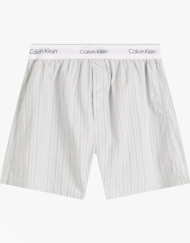 CREW POPLIN Mens T-Shirt & Boxer Shorts Set Grey