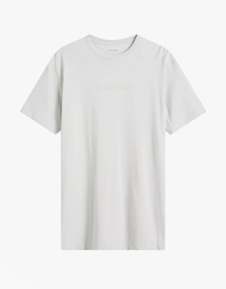 CREW POPLIN Mens T-Shirt & Boxer Shorts Set Grey