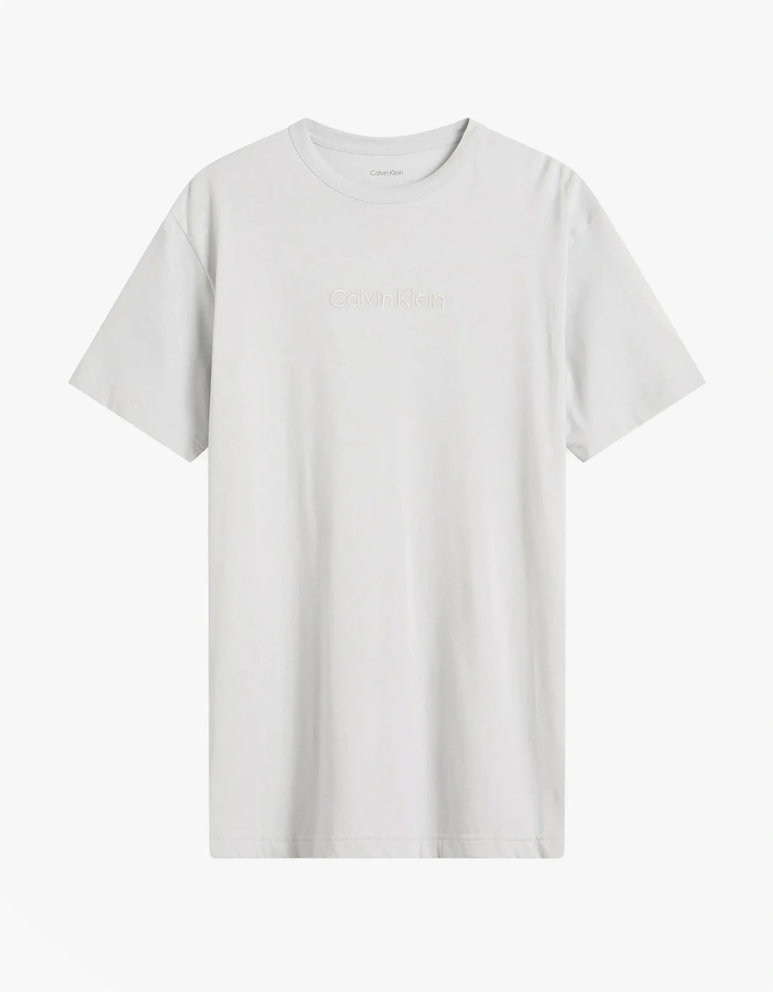 CREW POPLIN Mens T-Shirt & Boxer Shorts Set Grey