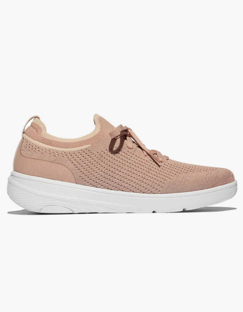 SUPER-Q KNIT Womens Trainers Beige Buff/Rose Gold