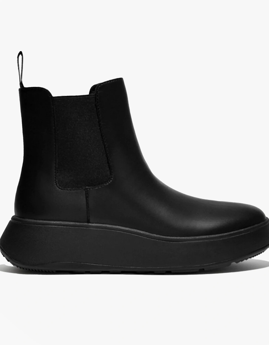 F-MODE Womens Chelsea Boots All Black, 5 of 4