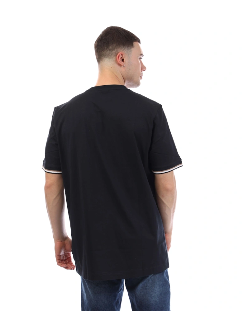 Signature Stripe Cuffs T-Shirt - Thompson Signature Stripe Cuffs T-Shirt